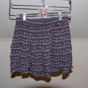 Review patterned mini skirt